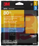 3M Sanding Disc 3115  6 in  80 grit  4 discs per pack  20 packs per case