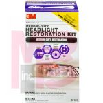 3M Medium Duty Headlight Restoration Kit with Quick Clear Coat 39174 4 per case