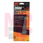 3M Wetordry Sandpaper 3003 2000 Grit 3 2/3 inch x 9 inch