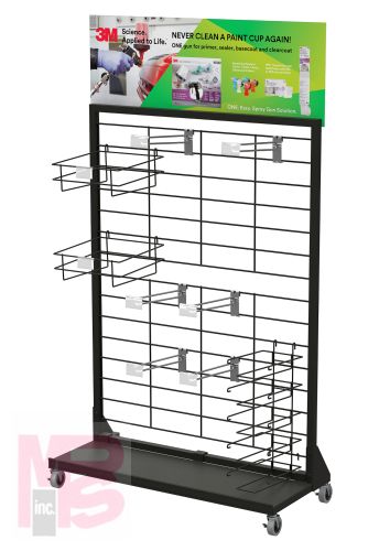 3M Accuspray PPS  Rolling Planogram Display Rack