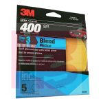 3M Sanding Disc with Stikit Attachment 31434  6 in  400 grit  5 discs per pack  4 packs per case