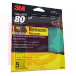 3M Green Corps Sanding Disc with Stikit Attachment 31506  6 in  80 grit  5 discs per pack  20 packs per case