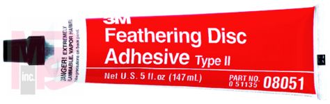 3M 8051 Feathering Disc Adhesive (Type 2) 5 oz Tube - Micro Parts &amp; Supplies, Inc.