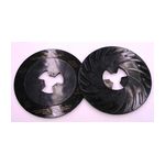 3M 80515 Disc Pad Face Plate Ribbed 7 in Hard Black - Micro Parts &amp; Supplies, Inc.