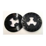 3M 81733 Disc Pad Face Plate Ribbed 5 in Hard Black - Micro Parts &amp; Supplies, Inc.