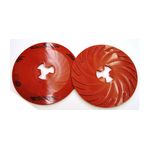 3M 81728 Disc Pad Face Plate Ribbed 9 in Extra Hard Red - Micro Parts &amp; Supplies, Inc.