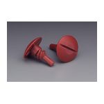 3M Roloc+ Button 7, 3/8 in Red, 5 per case