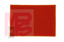 3M 5100 Red Buffer Pad 12 in x 18 in - Micro Parts &amp; Supplies, Inc.