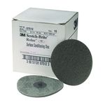 Scotch-Brite Roloc Surface Conditioning Disc TR 07512, 4 in x NH S SFN, 10 per box 10 boxes per case