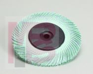 3M BB-ZB Scotch-Brite Radial Bristle Brush 6 in x 7/16 in x 1 in 1 Micron with Adapter - Micro Parts &amp; Supplies, Inc.