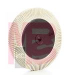 3M BB-ZB Scotch-Brite Radial Bristle Brush 8 in x 1 in x 1-1/4 in 120 with Flange - Micro Parts &amp; Supplies, Inc.