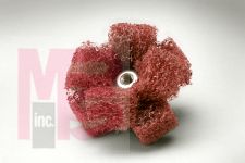 3M HS-XB Scotch-Brite Cross Buff 1-1/2 in x 1/2 in x 2 PLY x 8-32 High Strength A VFN - Micro Parts &amp; Supplies, Inc.