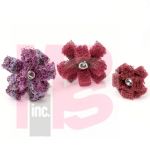 3M Scotch-Brite Cross Buff  1-1/2 in x 3/8 in  3 PLY 8-32 High Strength A MED 25 per inner 100 per case