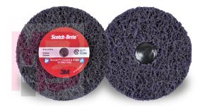 3M Scotch-Brite Roloc + Clean and Strip XT Pro Disc  TR+  4 in x 1/2 in  S XCS  Single Pack  10 per case