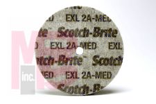 3M Scotch-Brite EXL Unitized Wheel  2 in x 1/4 in x 1/4 in  2A MED  60 per case  Custom