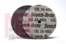 3M Scotch-Brite EXL Unitized Wheel  6 in x 3/20 in x 1 in  2A MED  4 per case