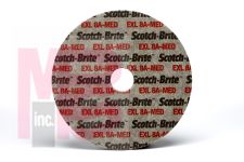 3M Scotch-Brite EXL Unitized Wheel  3 in x 2/11 in x 3/8 in  8A MED  40 per case