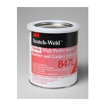 3M Scotch-Weld Nitrile High Performance Rubber And Gasket Adhesive 847L Brown, 1 qt, 12 per case