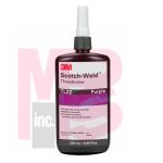 3M TL22 Scotch-Weld(TM) Threadlocker Purple  8.45 fl oz/250 mL - Micro Parts &amp; Supplies, Inc.