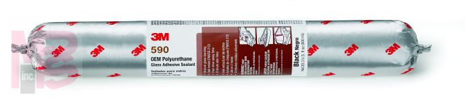 3M 590 Polyurethane Glass Adhesive Sealant Black  600 mL Sausage Pack - Micro Parts &amp; Supplies, Inc.