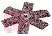 3M Standard Abrasives Surface Conditioning Star 724602 3 in x 1/4-20 CRS 25 per case