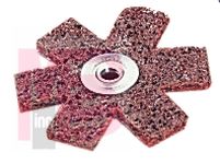 3M Standard Abrasives Surface Conditioning Star 724603 3 in x 1/4-20 MED 25 per case