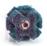 3M Standard Abrasives Buff and Blend Cross Buff HS 725005 1-1/2 in x 1/2 in x 3 Ply x 8-32 A MED 50 per inner 500 per case