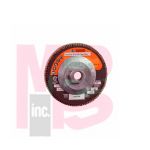 3M Standard Abrasives Ceramic Pro Type 27 High Density Flap Disc 645165 7 in x 5/8-11 40 Y-weight 5 per case