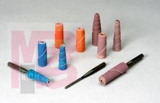 3M Standard Abrasives Ceramic Half Taper Cartridge Roll 730172 3/4 in x 3 in x 1/4 in 100 25 per case
