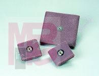 3M Standard Abrasives Zirconia Square Pad 727465 3 in x 3 in x 3/8 in 1/4-2080 100 per case