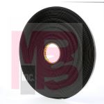 3M 4508-1/2"x36yd Vinyl Foam Tape Black 1/2 in x 36 yd - Micro Parts &amp; Supplies, Inc.