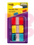 3M 686-RYBT Post-it Durable Tabs 1 in x 1.5 in Red Canary Yellow Black - Micro Parts &amp; Supplies, Inc.