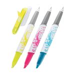 Post-it Flag+ Pen and Highlighter 691-HLP3 Blue, Pink, Canary Yellow