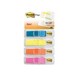 3M 683-4ABX Post-it Flags .47 in x 1.7 in Assorted Brights - Micro Parts &amp; Supplies, Inc.