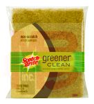 3M Scotch-Brite Greener Clean Non-Scratch Scrub Sponge 2ct 97050-S  4.5 in x 2.7 in  8/2