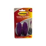 Command Hooks 17081P Medium, Plum