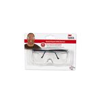 3M 90780-80025T TEKK Protection(TM) General Purpose Safety Glasses Black Frame, Clear Lens, - Micro Parts &amp; Supplies, Inc.