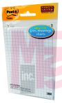 3M Post-it Super Sticky Notes on Grid Paper 4621-2SSGRID  2 Pads/Pack