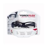 3M 92232-80025 TEKK Protection(TM) Forceflex(TM) Flexible Safety Eyewear Black Half Frame, Clear Lens - Micro Parts &amp; Supplies, Inc.