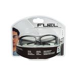 3M 90877-80025T Fuel(TM) X2 Safety Eyewear Gunmetal Gray Frame, Clear Lens - Micro Parts &amp; Supplies, Inc.