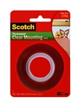 3M 4010 Scotch Mounting Tape 1 in x 60 in x .02 in (25.4 mm x 1.51 m) Clear - Micro Parts &amp; Supplies, Inc.