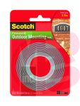 3M Scotch Outdoor Mounting Tape 4011 1 in x 60 in x .045 in (25.4 mm x 1.51 m)
