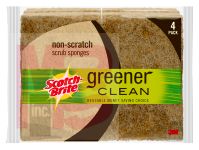 3M Scotch-Brite Greener Clean Non-Scratch Scrub Sponge 97034-12