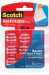 3M R105 Scotch Restickable Dots 7/8 in x 7/8 in (22.2 mm x 22.2 mm) - Micro Parts &amp; Supplies, Inc.