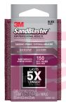 3M 20908-150 SandBlaster Bare Surfaces Sponge 150 grit - Micro Parts &amp; Supplies, Inc.