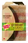 3M 97223-3-12 Scotch-Brite Greener Clean Non-Scratch Scour Pads - Micro Parts &amp; Supplies, Inc.