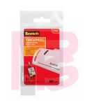 3M Scotch Thermal Pouches TP5852-10  2-15/16 in x 4-1/16 in ID badge with clip