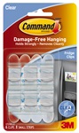 3M 17210CLR Command Clear Fridge Clips Clear Strips - Micro Parts &amp; Supplies, Inc.