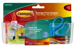 3M HOM-15 Command Clear Large Caddy Clear Strips - Micro Parts &amp; Supplies, Inc.