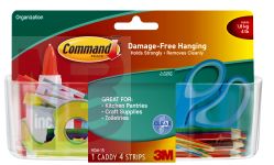 3M HOM-15 Command Clear Large Caddy Clear Strips - Micro Parts &amp; Supplies, Inc.